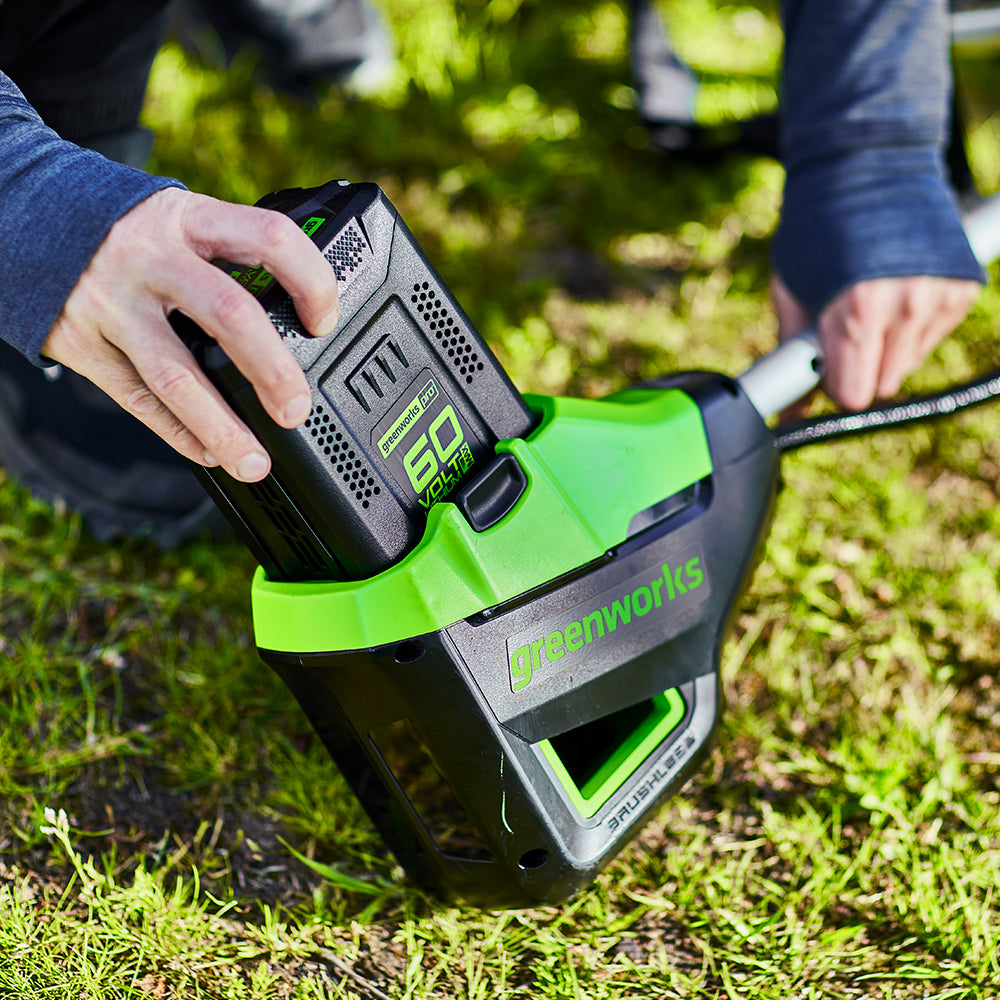 greenworks-60v-decespugliatore-a-manubrio-bici-40cm-gd60bcb-solo-corpo-macchina image 5