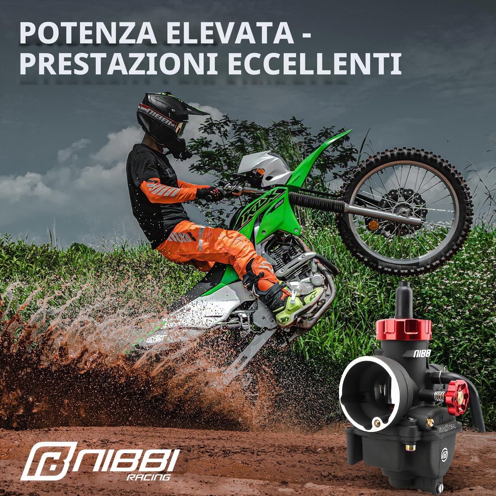 nibbi-pe26-carburatore-ad-alte-prestazioni-per-moto-cross-e-quad-150cc-200cc image 6