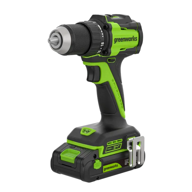 greenworks-dd345-trapano-avvitatore-24v-45nm-batteria-2ah image 1