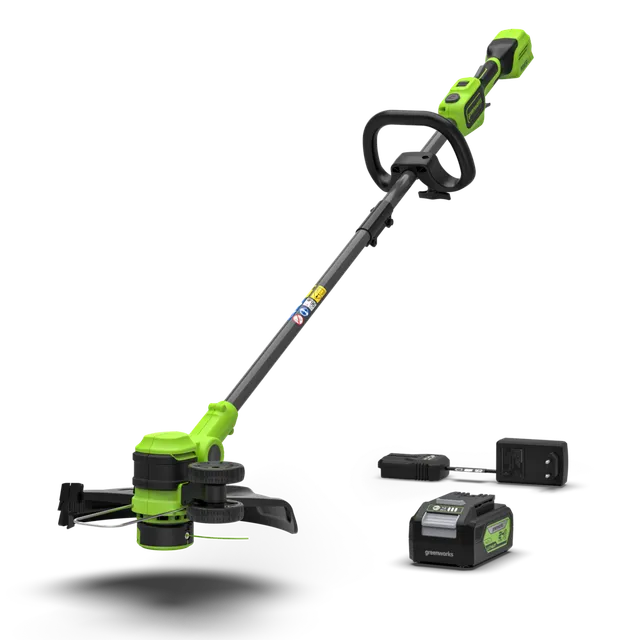 greenworks-powerall-24v-tagliabordi-33-cm-gen-ii-st24l02-con-batteria-4ah image 1