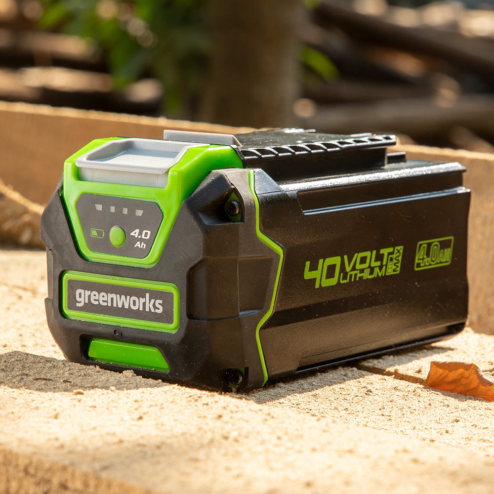 greenworks-40v-twinset-2x-batterie-4ah-al-litio image 3