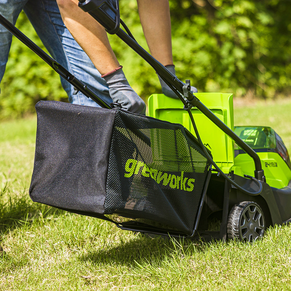 greenworks-powerall-24v-tosaerba-33cm-gd24lm33k2-con-batteria-2ah-e-caricabatter image 6