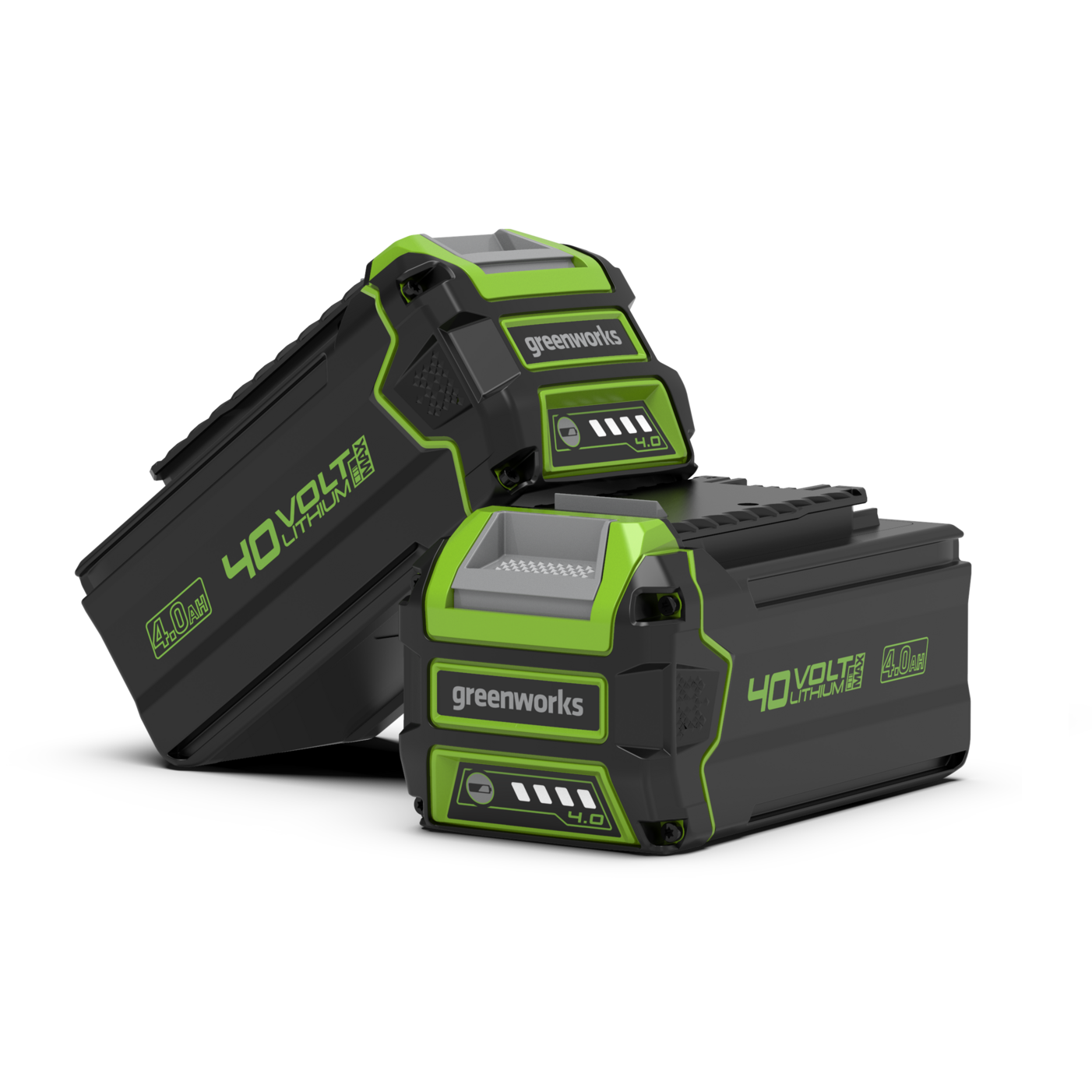 greenworks-40v-twinset-2x-batterie-4ah-al-litio image 2