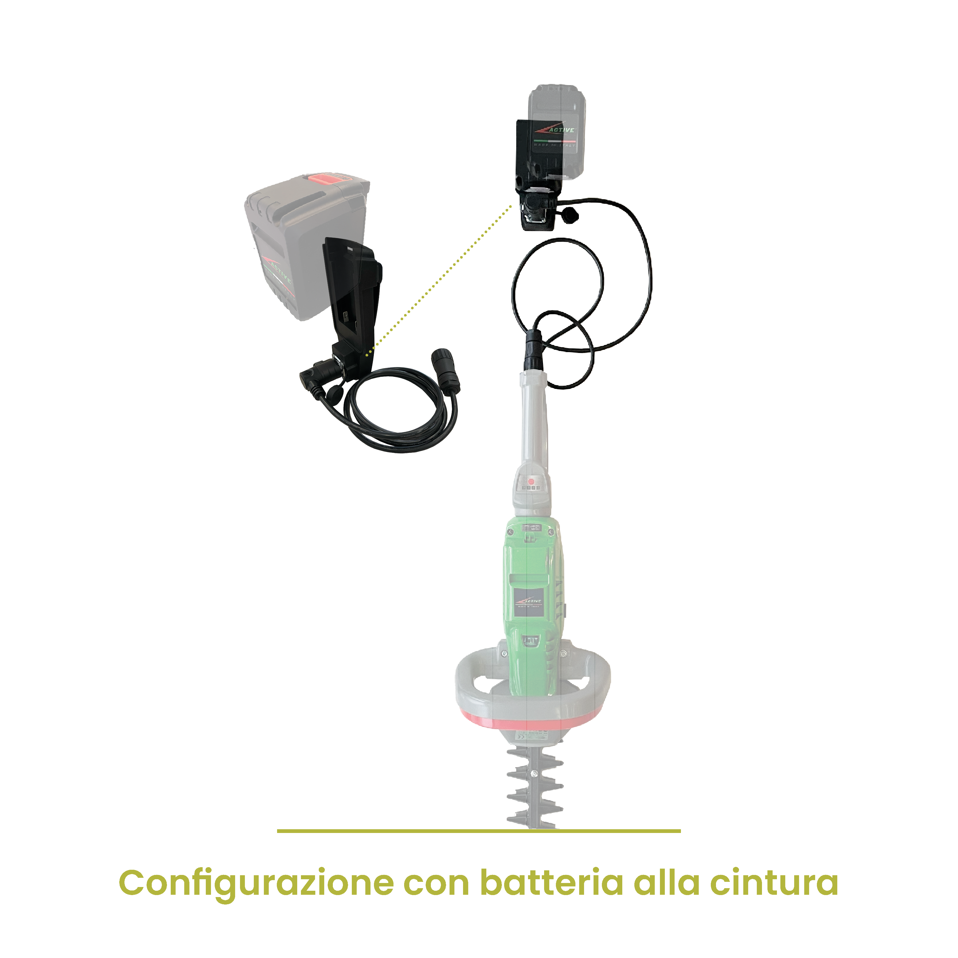 active-shark-tosasiepi-a-batteria-motore-brushless-1200w image 6