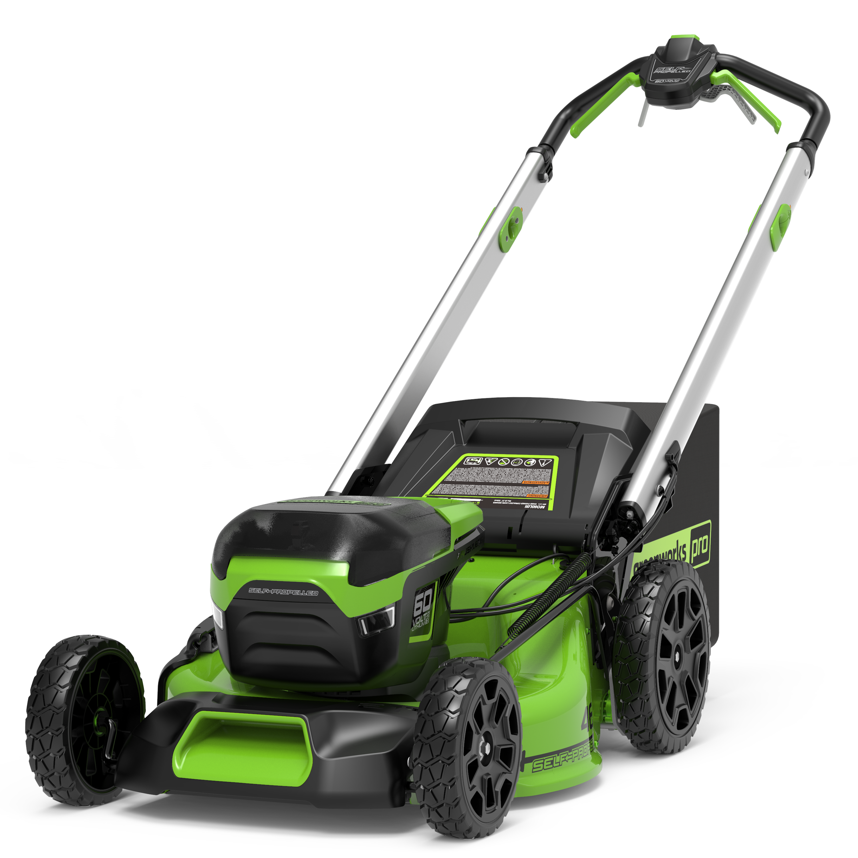 greenworks-60v-tagliaerba-semovente-46-cm-gd60lm46sp-solo-corpo-macchina image 1
