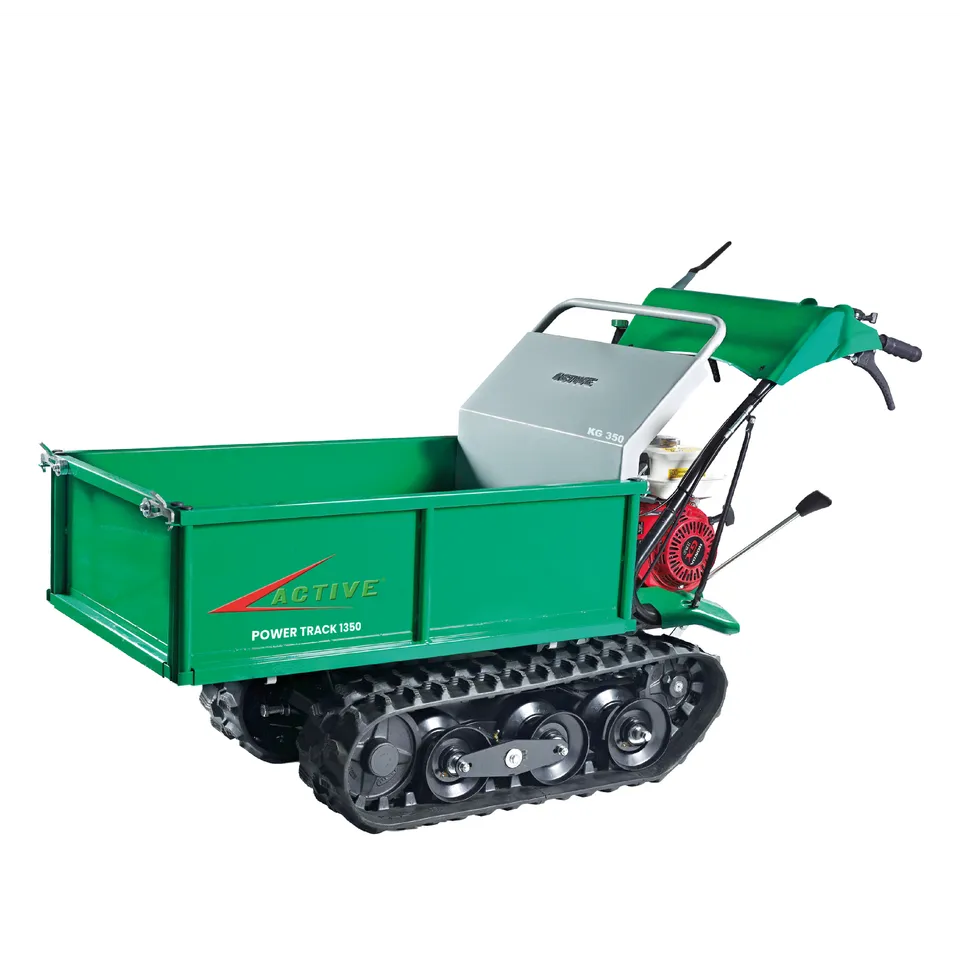 active-1350-motocarriola-cingolata-portata-350-kg-con-cassone-estensibile image 1