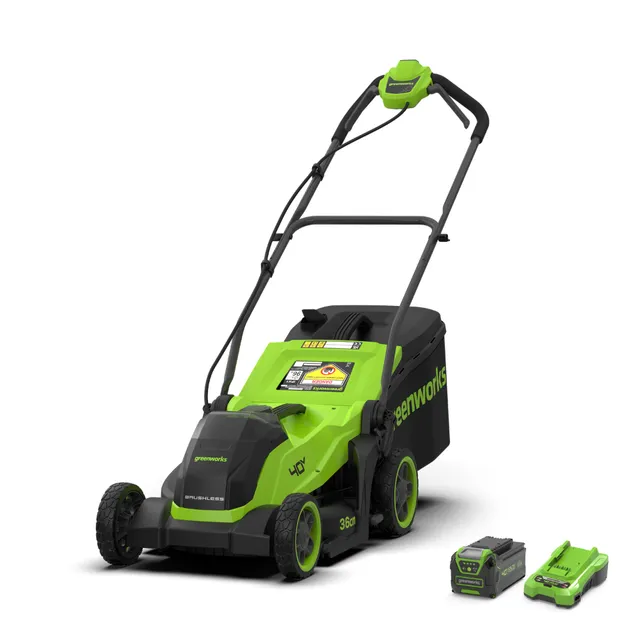 greenworks-40v-mo40l411-01-rasaerba-36cm-gen-ii-con-batteria-4ah image 1