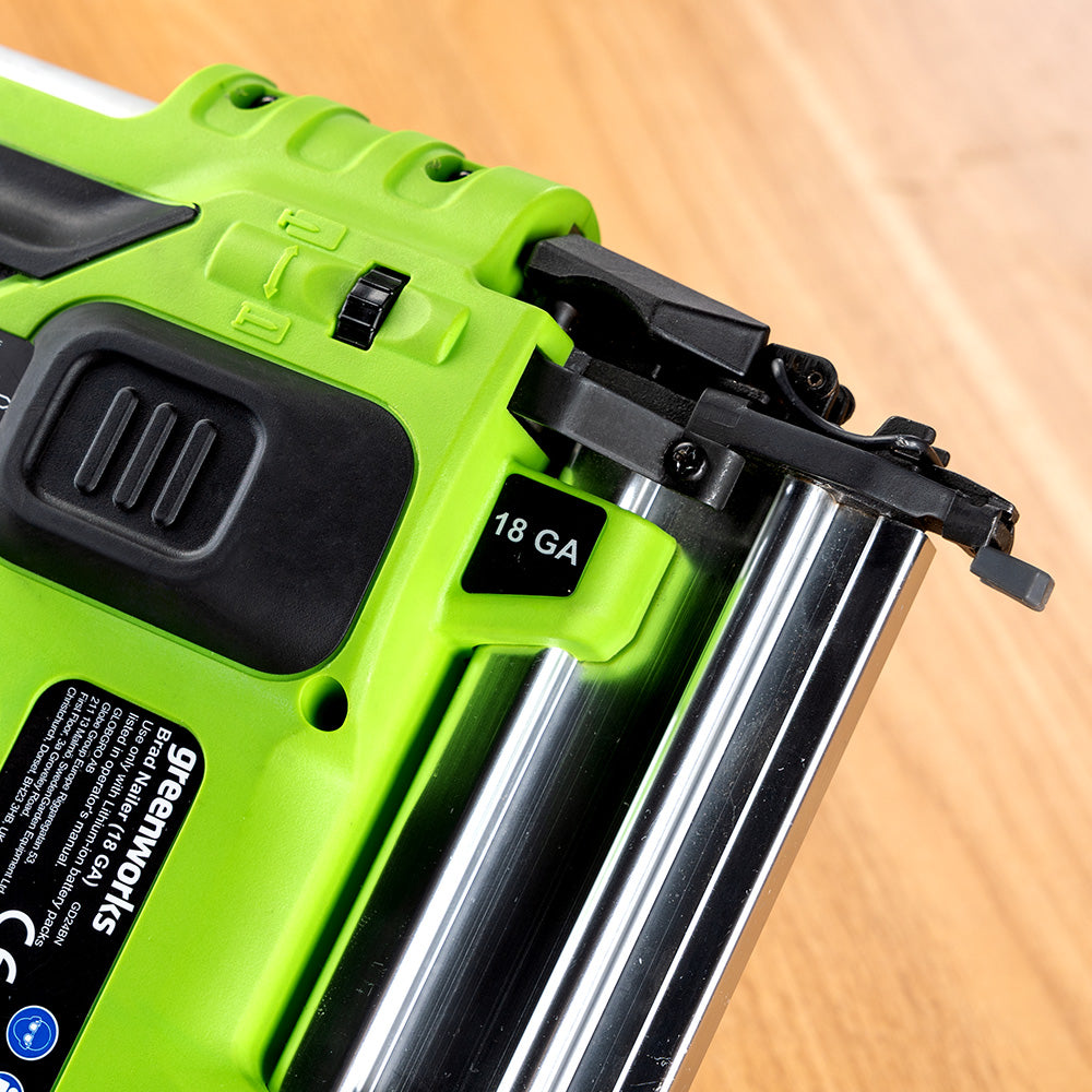 greenworks-powerall-24v-chiodatrice-brad-nailer-solo-corpo image 6