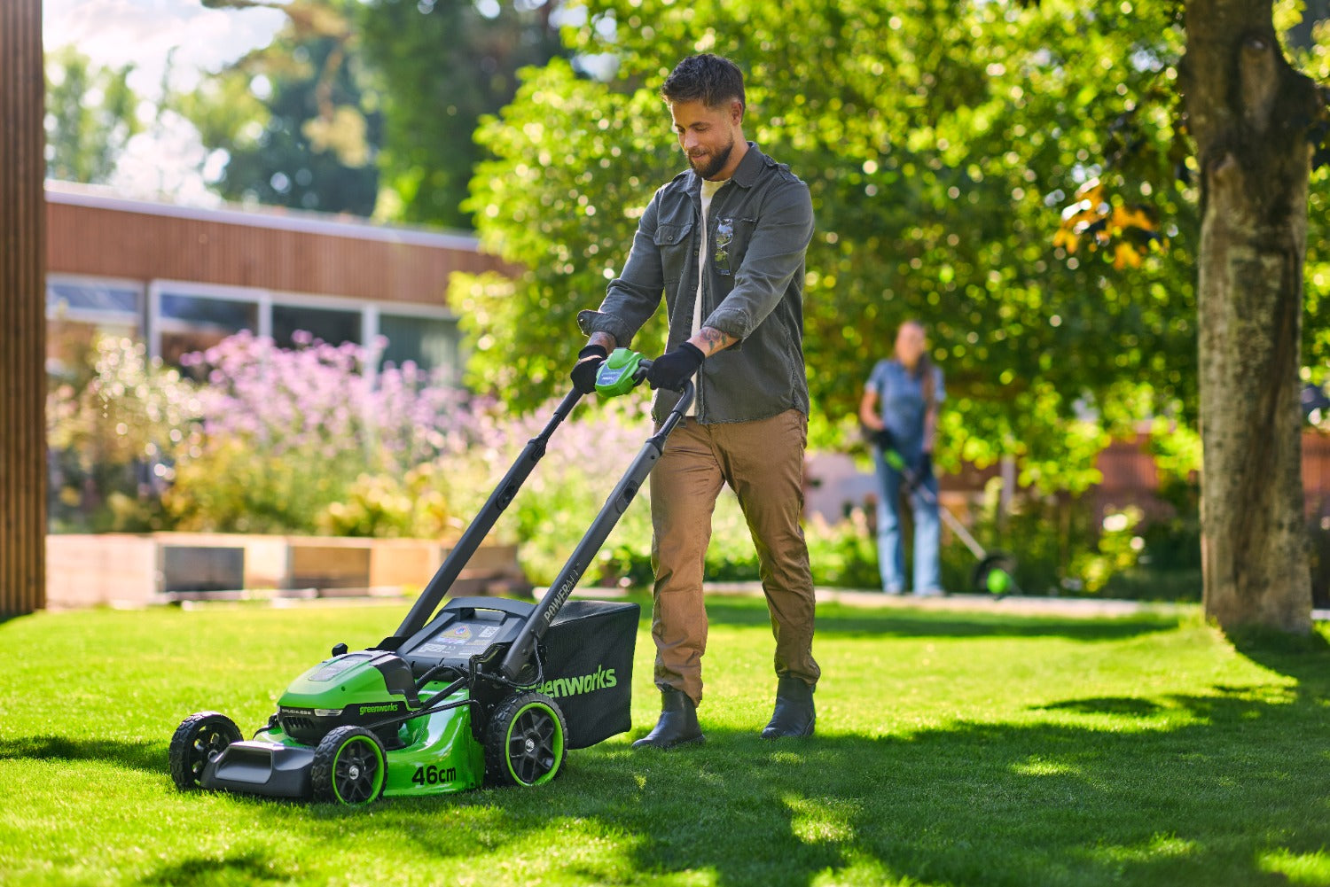 greenworks-powerall-48v-rasaerba-semovente-46cm-gen-ii-mo48l424-01-con-2x-4ah image 4