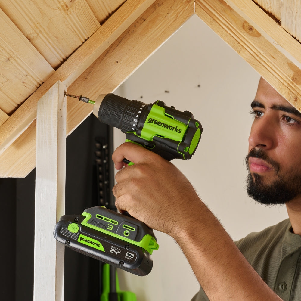 greenworks-powerall-24v-ck322-set-trapano-avvitatore-sega-circolare-con-2-batter image 3