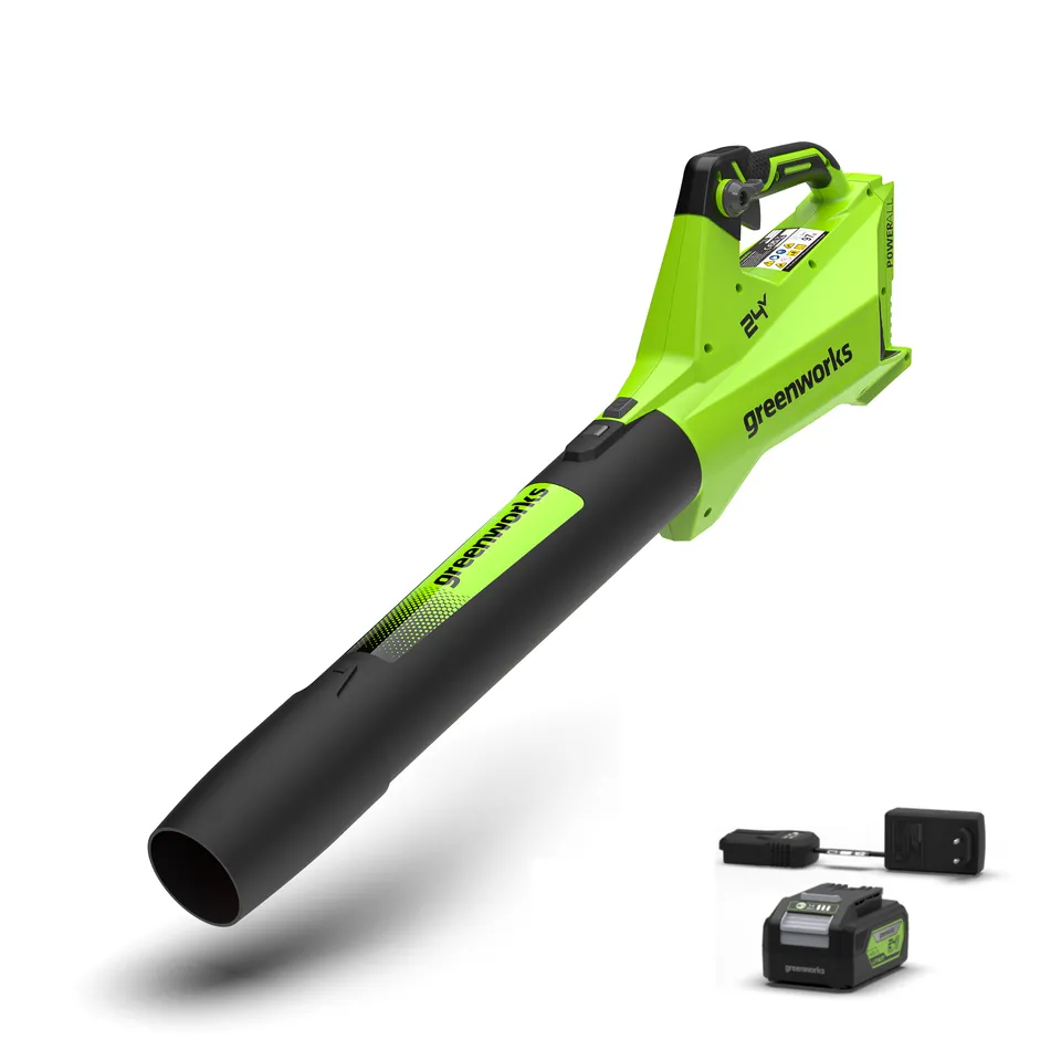 greenworks-powerall-24v-soffiatore-foglie-177-km-h-con-batteria-4ah image 1