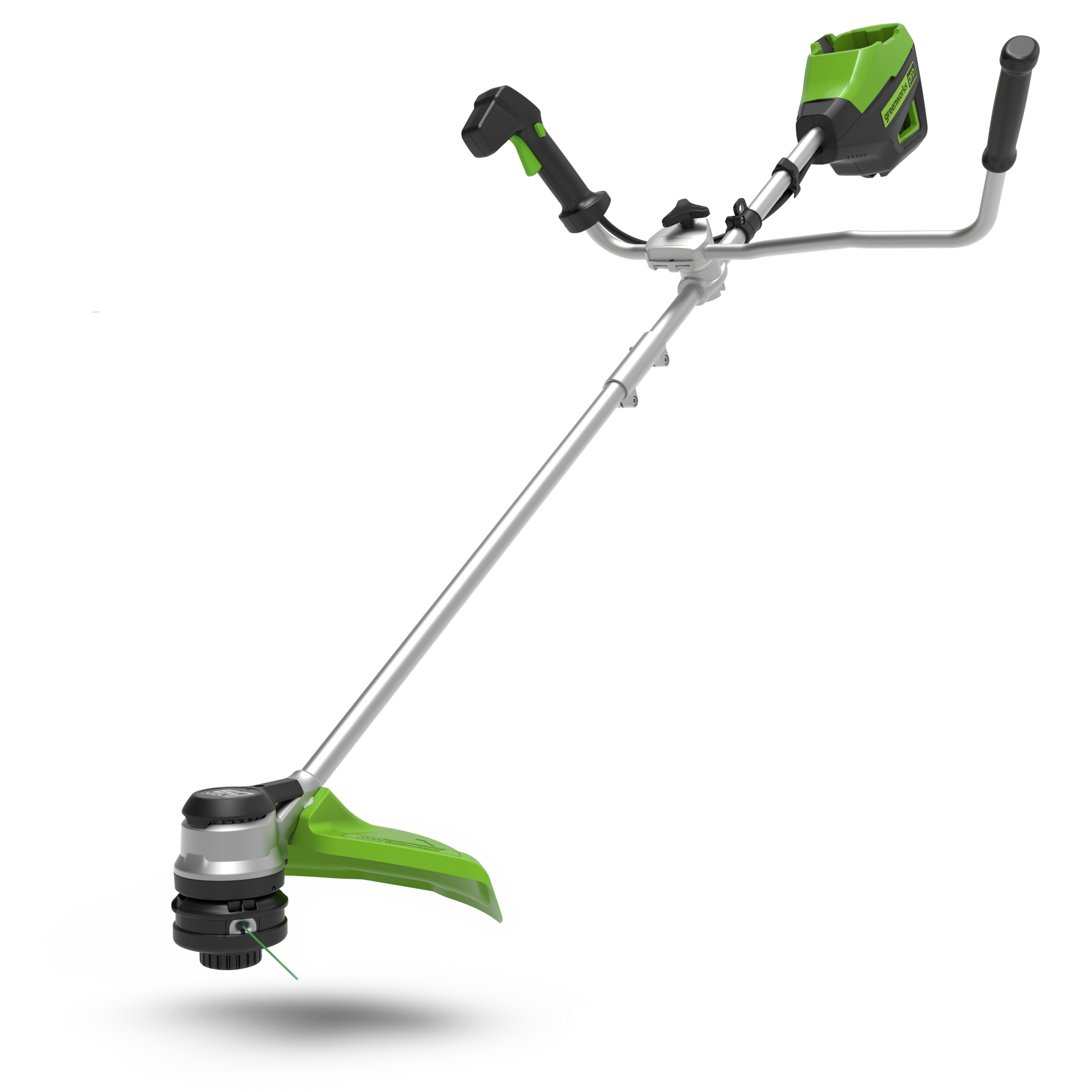 greenworks-60v-decespugliatore-a-manubrio-bici-40cm-gd60bcb-solo-corpo-macchina image 1