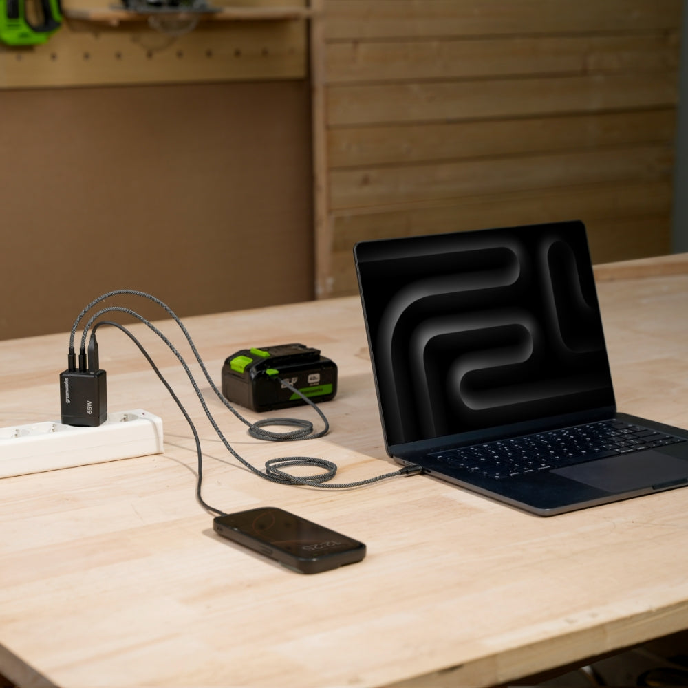 greenworks-powerall-caricatore-usb-c-65w-ap065ea image 4