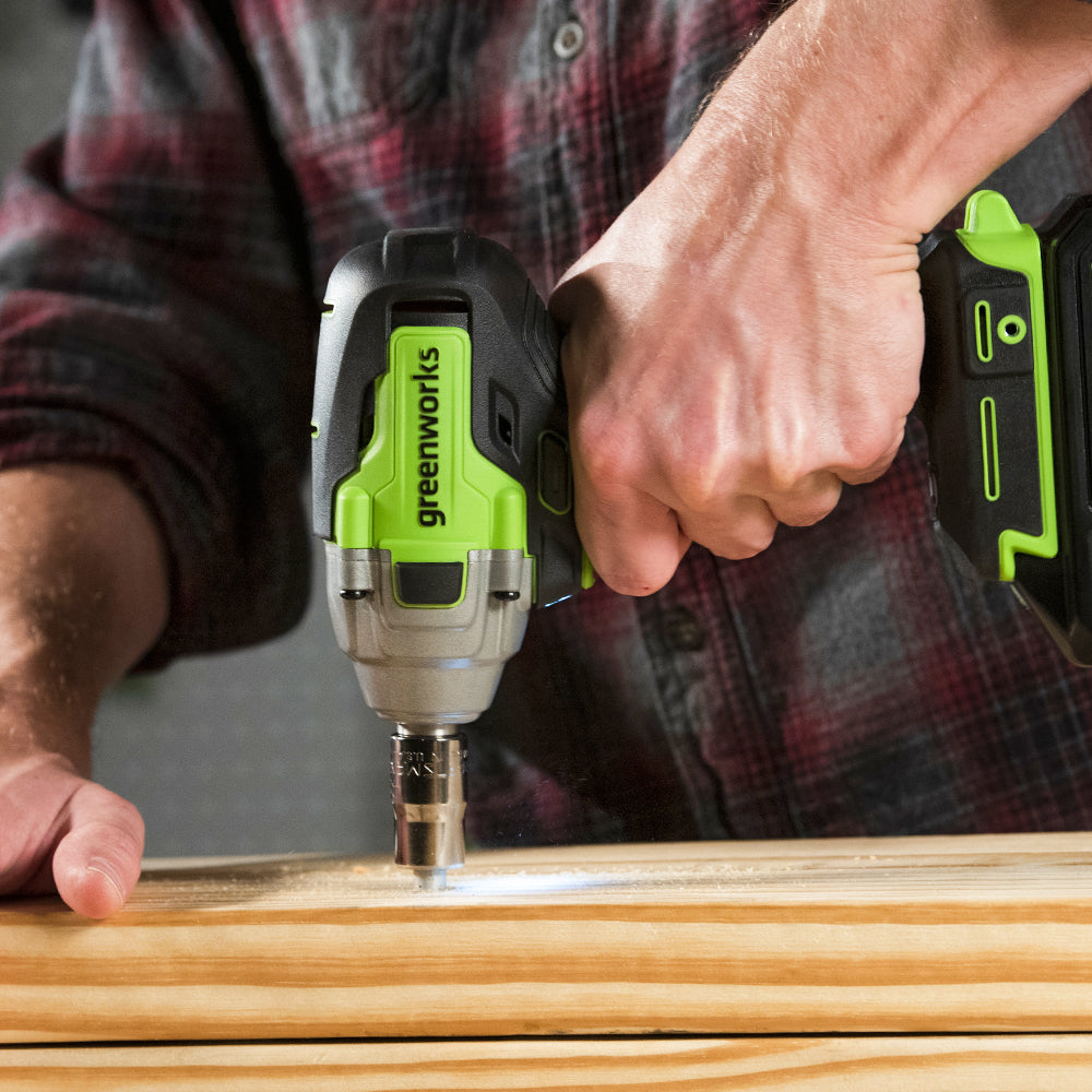 greenworks-powerall-24v-avvitatore-a-impulsi-400-nm-gd24iw400k4-con-batteria-4ah image 3