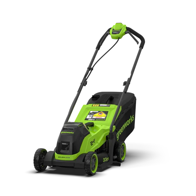 greenworks-powerall-24v-lm3302-tagliaerba-33-cm-gen-ii-solo-corpo image 1