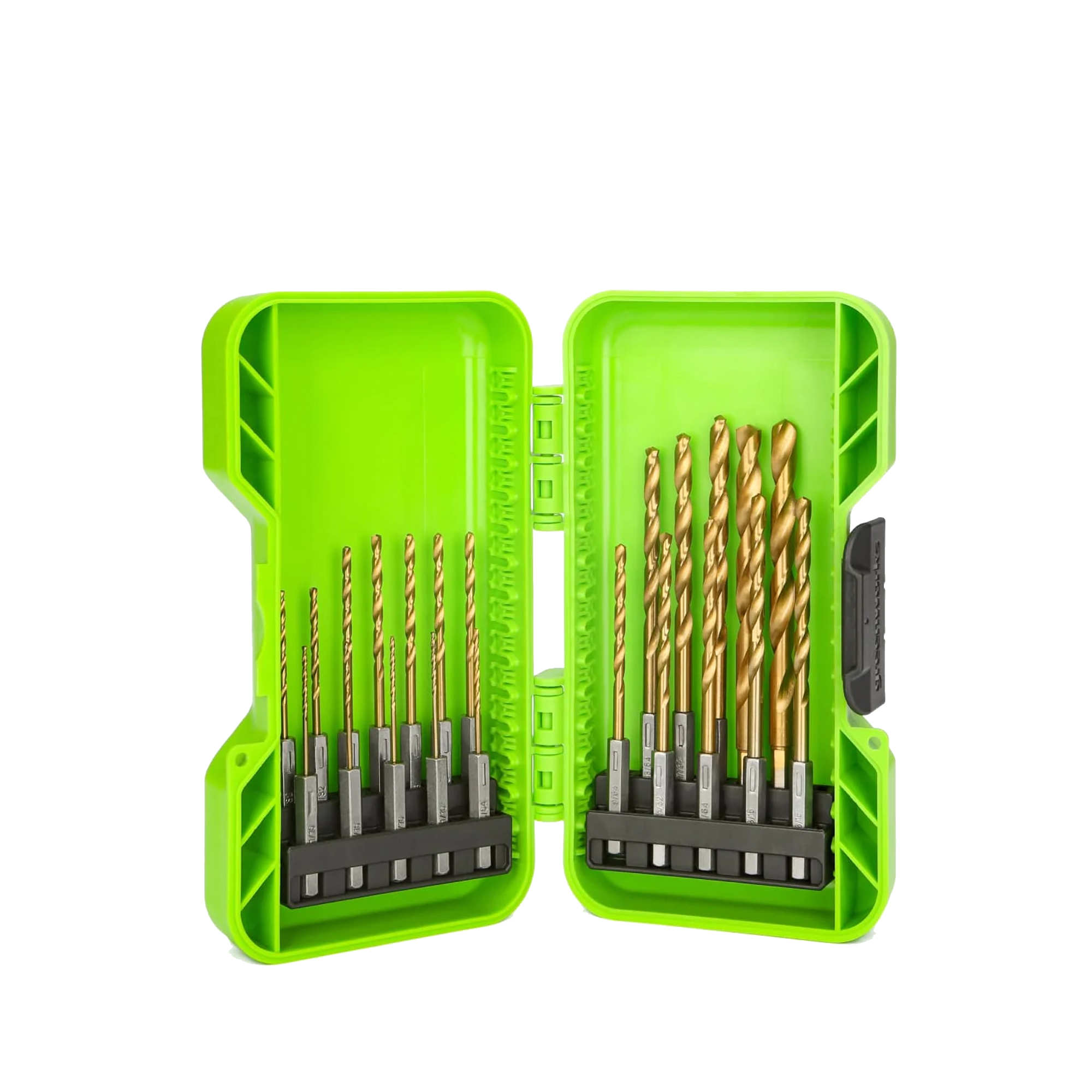 greenworks-set-punte-da-trapano-22-pezzi-in-titanio-hss-con-gambo-esagonale image 2