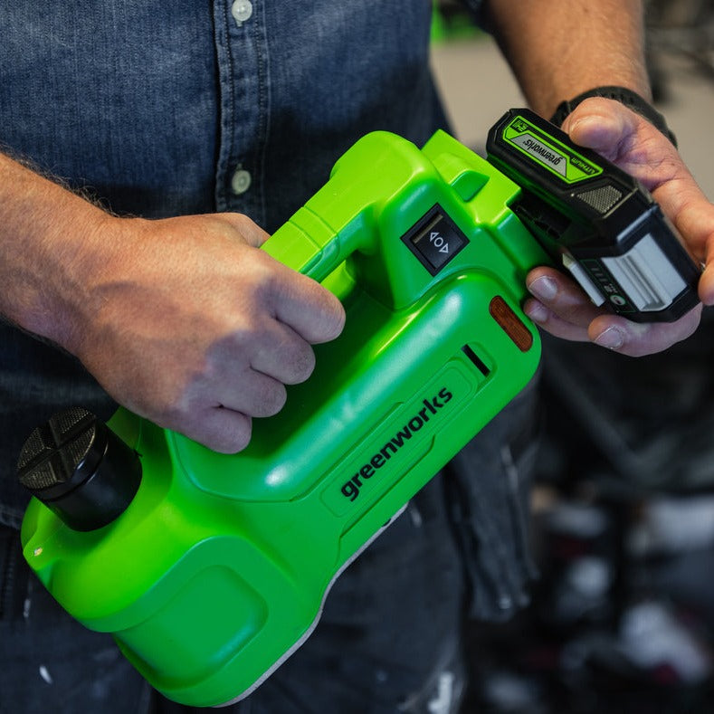 greenworks-powerall-24v-kit-cambio-gomme-cric-avvitatore-400nm-con-batteria-2ah image 3