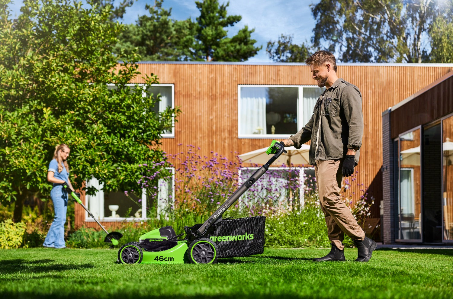 greenworks-powerall-48v-rasaerba-semovente-46cm-gen-ii-mo48l424-01-con-2x-4ah image 5