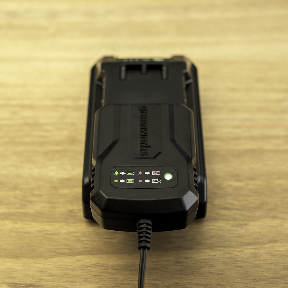 greenworks-powerall-24v-slide-charger-2a-g24uc2-caricabatterie-a-slitta image 3