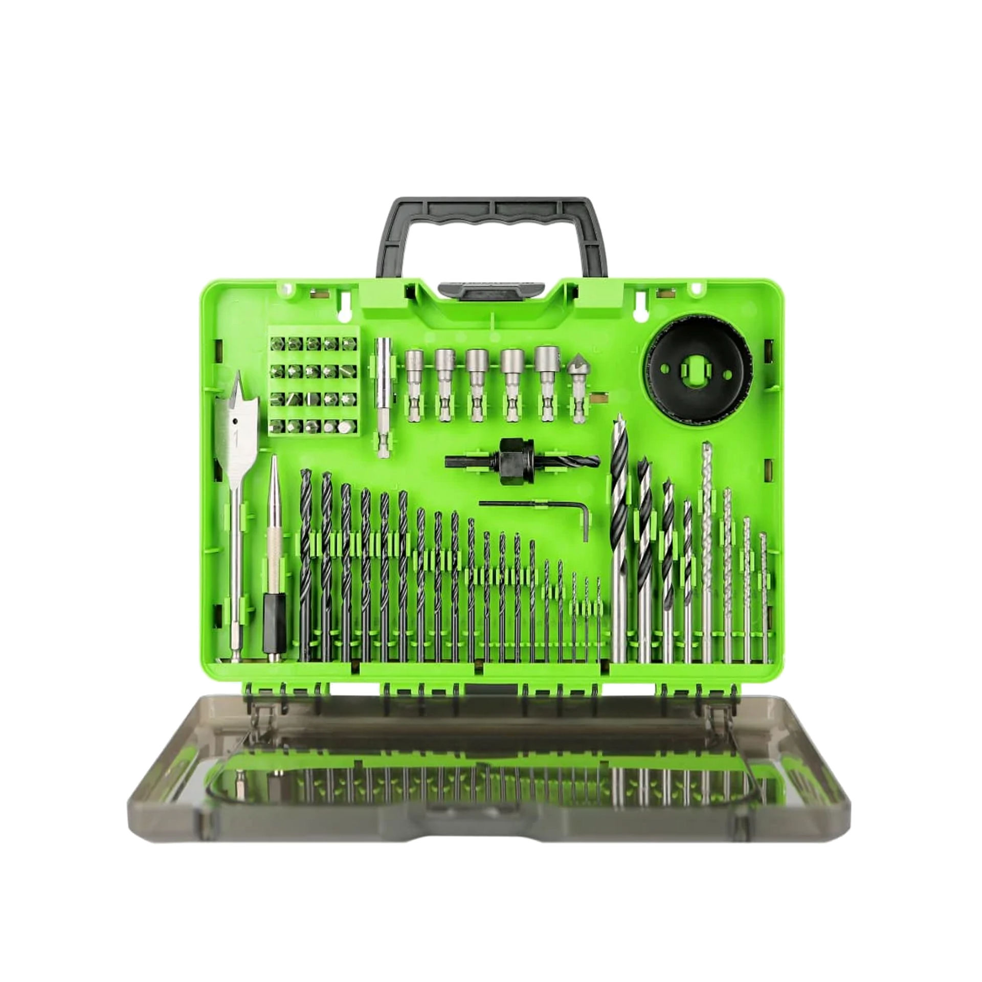 greenworks-set-punte-e-inserti-trapano-60-pezzi-pick-click image 1