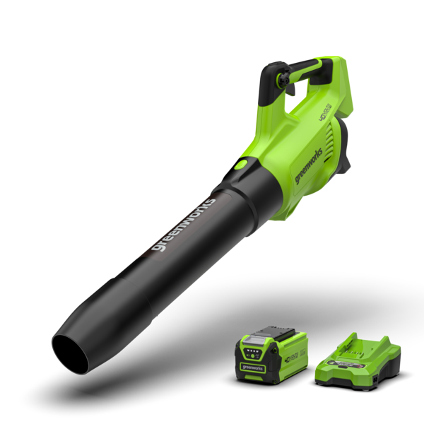 greenworks-40v-soffiatore-foglie-193-km-h-gen-ii-con-batteria-2ah image 1