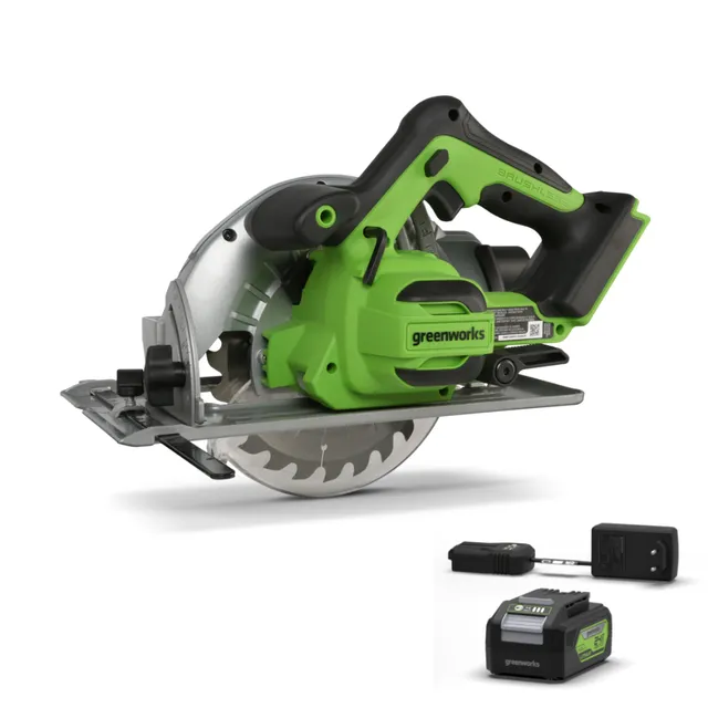 greenworks-powerall-24v-sega-circolare-165-mm-con-batteria-4ah image 1