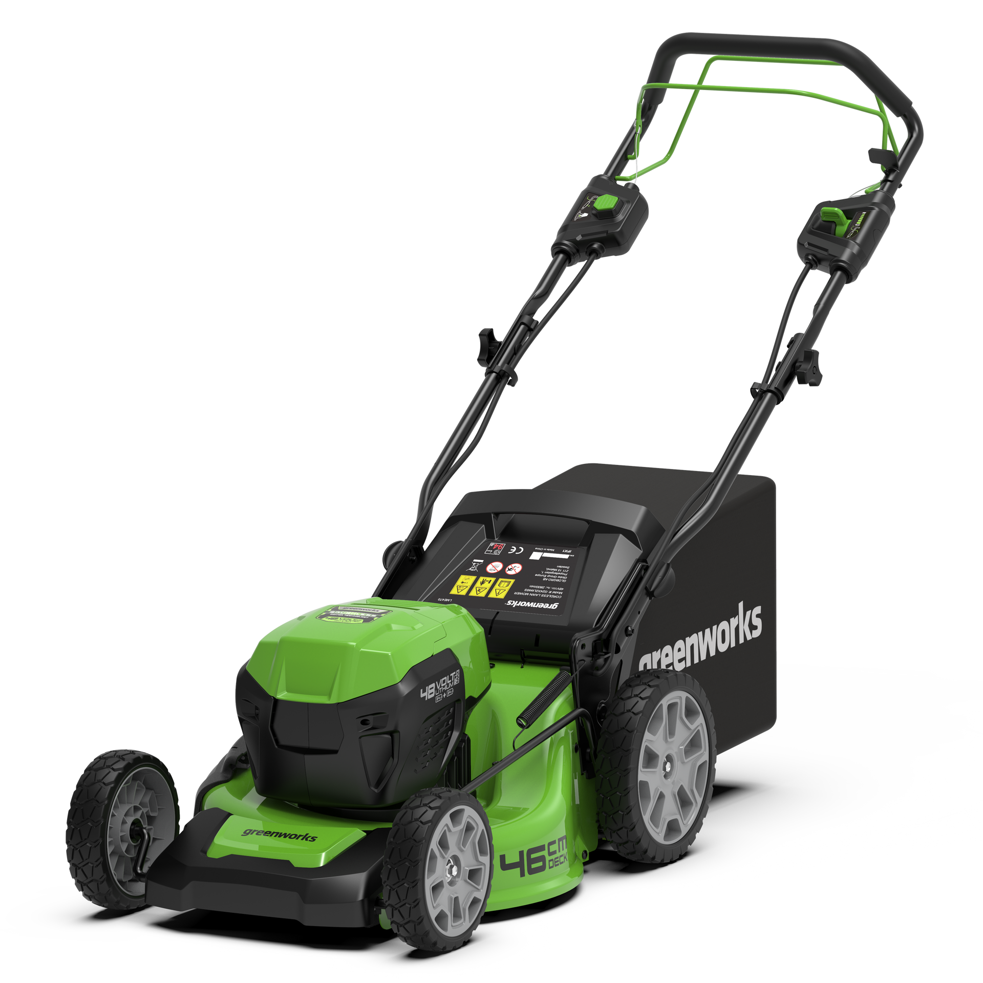greenworks-powerall-48v-24v-x-2-rasaerba-semovente-46-cm-solo-corpo-macchina image 1