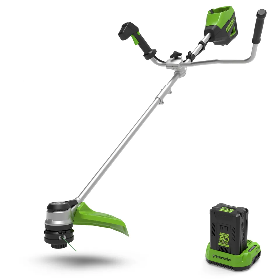 greenworks-gd60bcbk4-decespugliatore-60v-manubrio-bike-40cm-con-batteria-4ah image 1