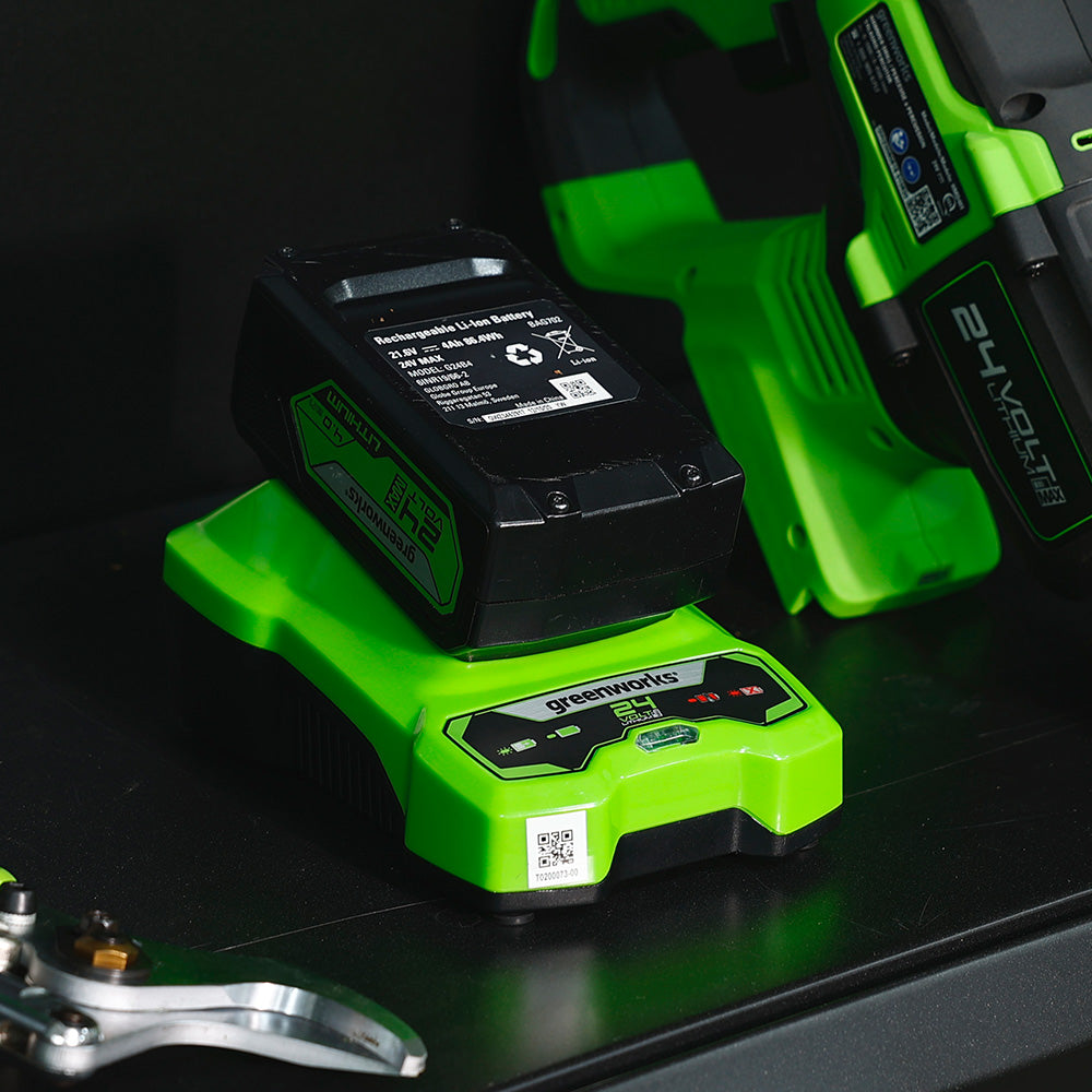 greenworks-powerall-caricabatterie-rapido-24v-2a-g24c-da-parete image 4