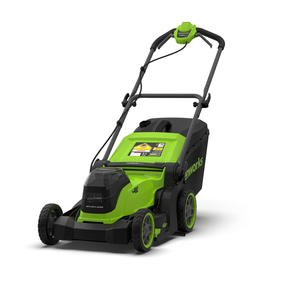 greenworks-powerall-48v-2x24v-tosaerba-41cm-lm4102-con-motore-brushless-solo-cor image 1