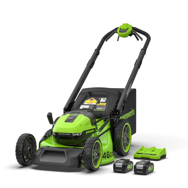 greenworks-powerall-48v-rasaerba-semovente-46cm-gen-ii-mo48l424-01-con-2x-4ah image 1