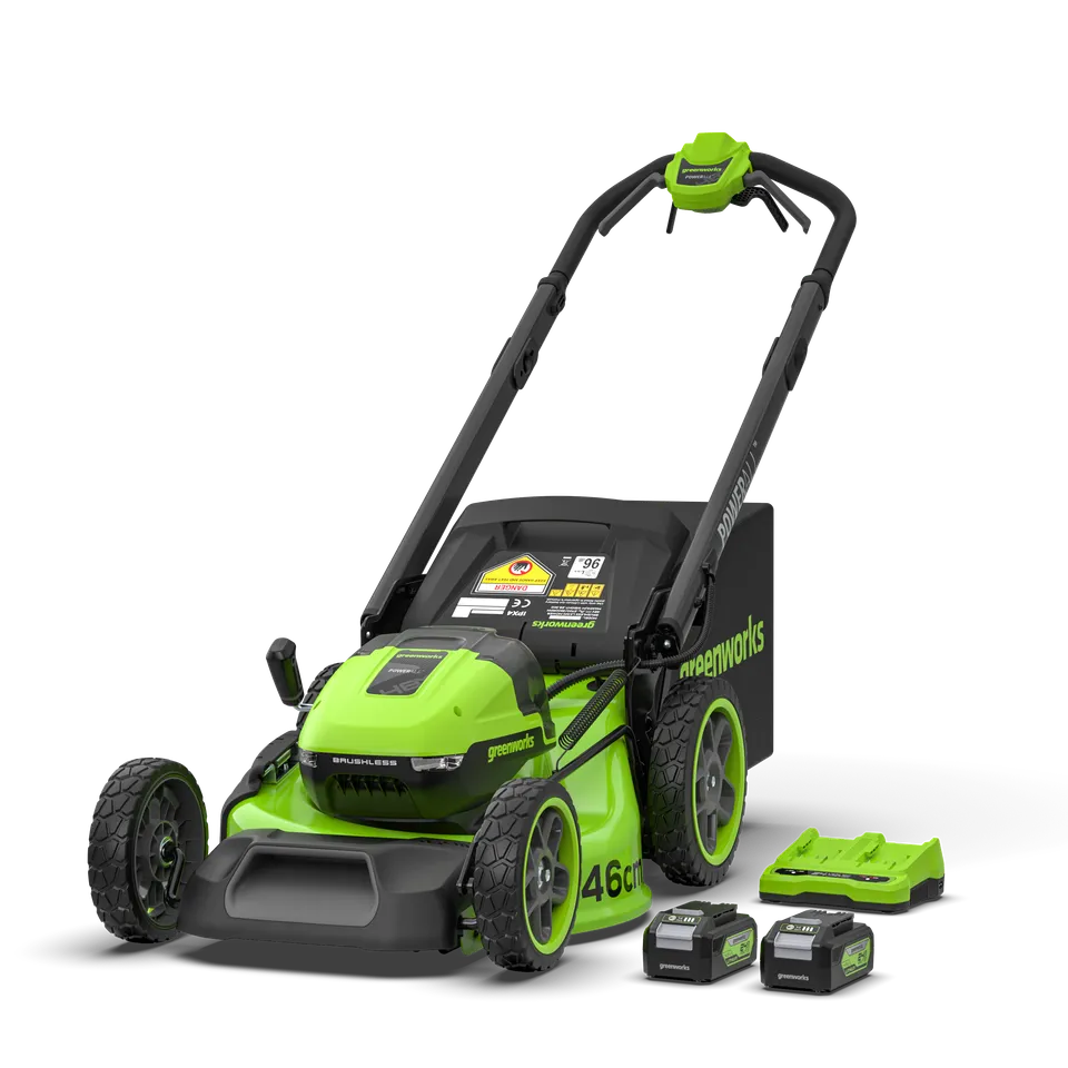 greenworks-powerall-48v-rasaerba-semovente-46cm-gen-ii-mo48l424-01-con-2x-4ah image 1