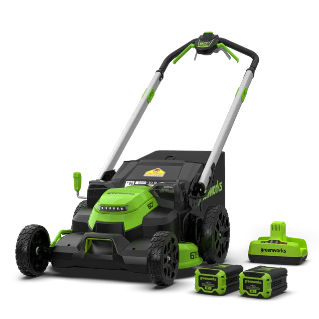 greenworks-gd60lm61k4x-tosaerba-60v-61cm-semovente-con-2-batterie-4ah image 1