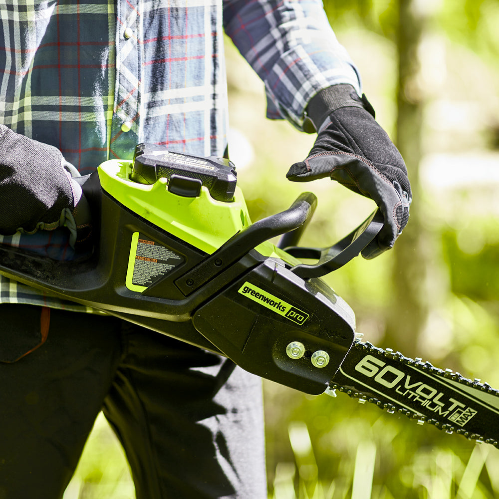 greenworks-gd60cs40k4-motosega-60v-40-cm-con-batteria-4ah-e-caricatore image 5
