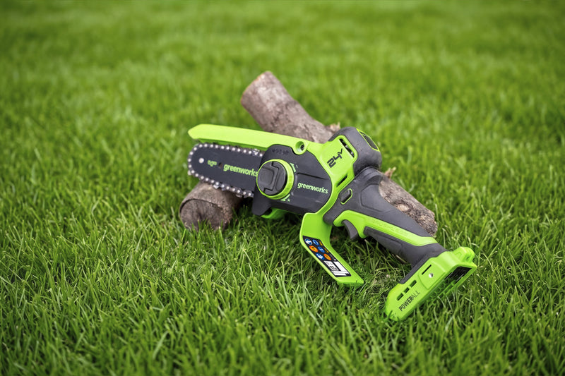 greenworks-powerall-mini-motosega-24v-10cm-gen-ii-cs1032g-solo-corpo-macchina image 4