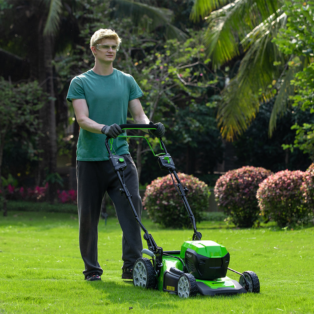 greenworks-powerall-48v-24v-x-2-rasaerba-semovente-46-cm-solo-corpo-macchina image 4