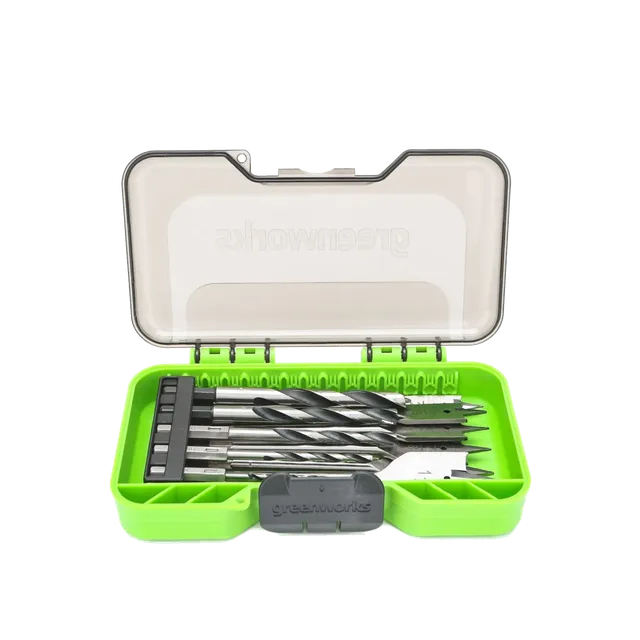 greenworks-set-11-punte-per-legno-4-25mm-per-trapani-e-avvitatori image 1