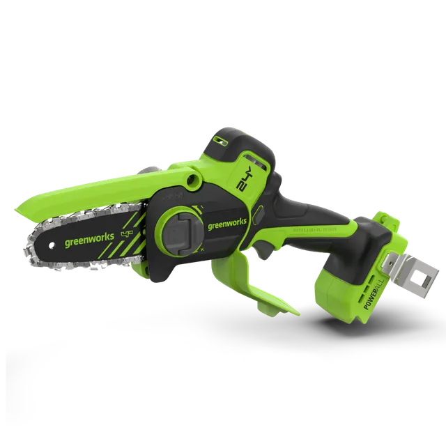 greenworks-powerall-mini-motosega-24v-10cm-gen-ii-cs1032g-solo-corpo-macchina image 1