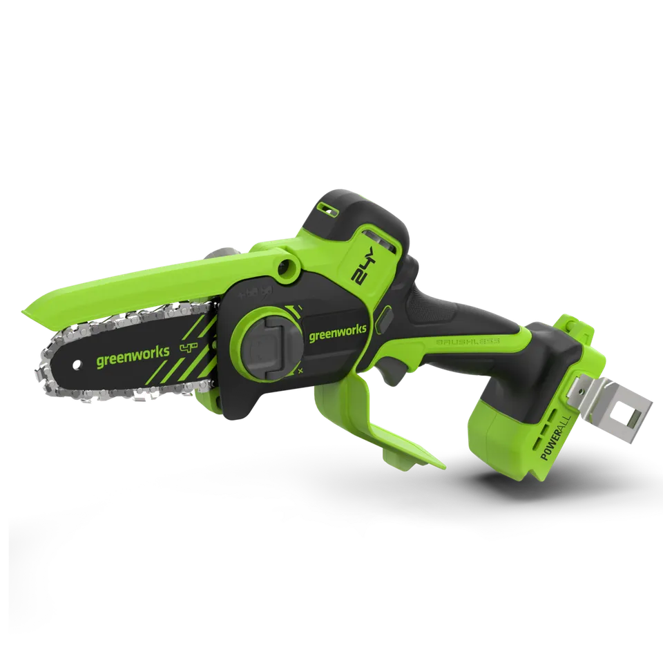 greenworks-powerall-mini-motosega-24v-10cm-gen-ii-cs1032g-solo-corpo-macchina image 1