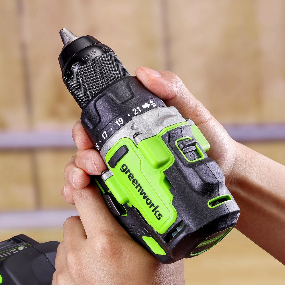 greenworks-powerall-24v-pro-trapano-a-percussione-90nm-con-batteria-4ah image 7