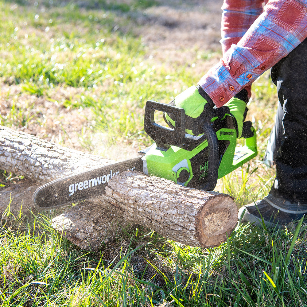 greenworks-40v-motosega-35cm-gd40cs15k2x-con-2x-batterie-2ah image 6