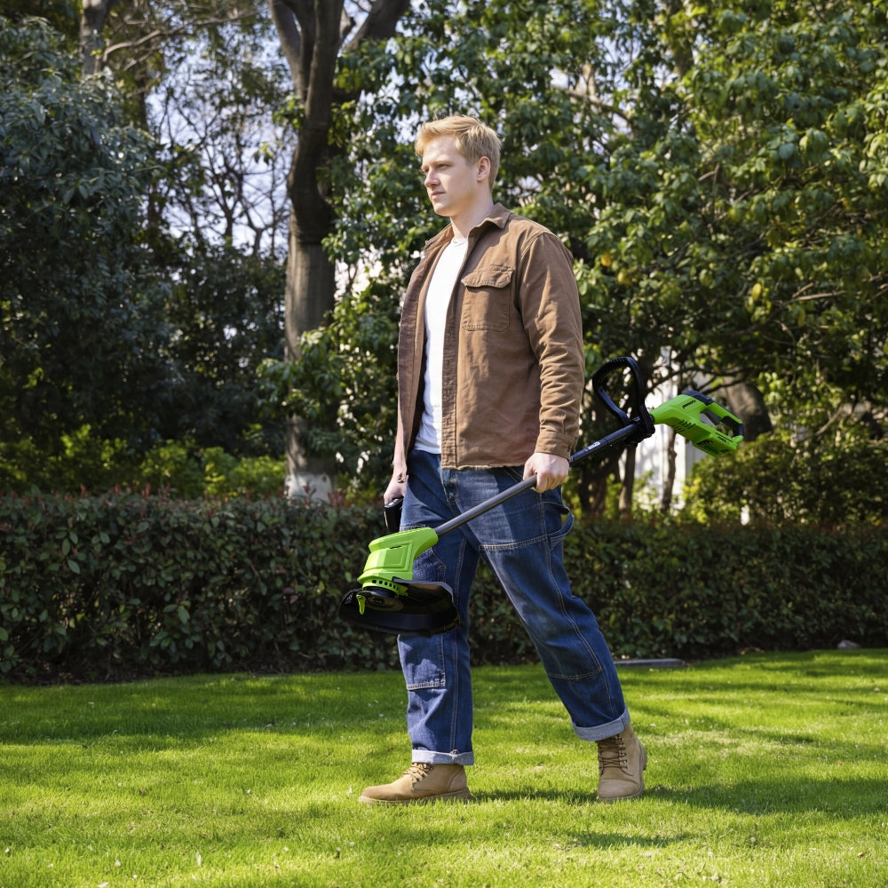 greenworks-powerall-24v-set-decespugliatore-25cm-soffiatore-209-km-h-cks022 image 8