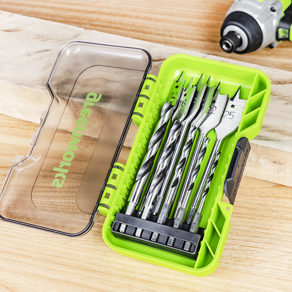 greenworks-set-11-punte-per-legno-4-25mm-per-trapani-e-avvitatori image 7