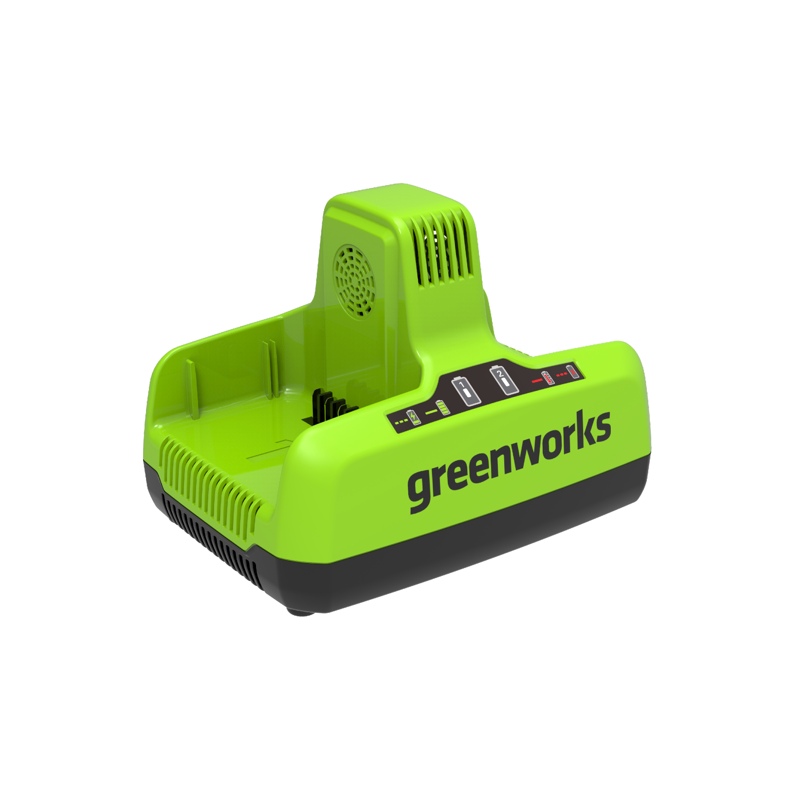 greenworks-caricabatterie-doppio-60v-6a-dual-slot image 1