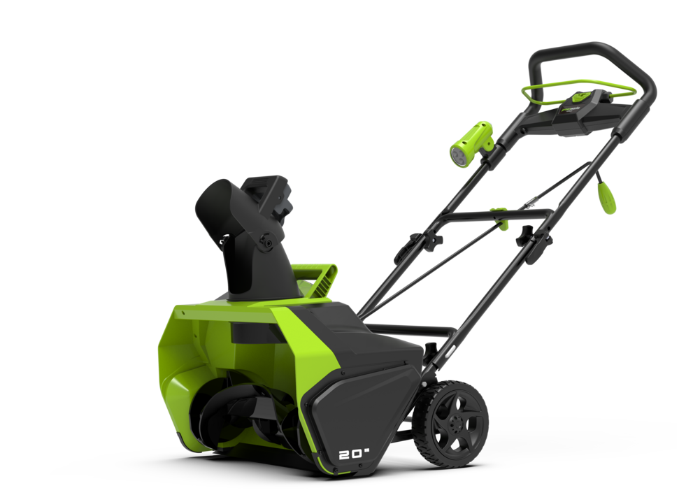 greenworks-40v-spazzaneve-a-batteria-gd40st-51cm-con-batteria-2ah-e-caricabatter image 2