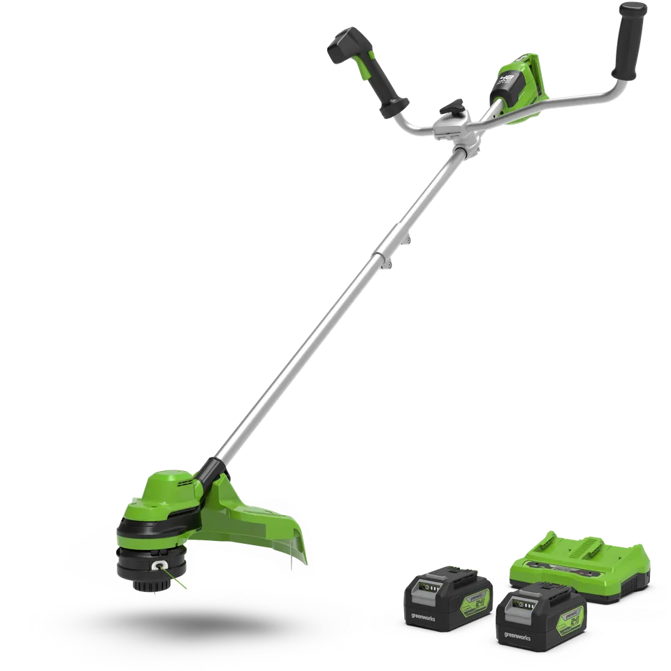 greenworks-powerall-48v-decespugliatore-bike-38cm-con-2-batterie-4ah image 1