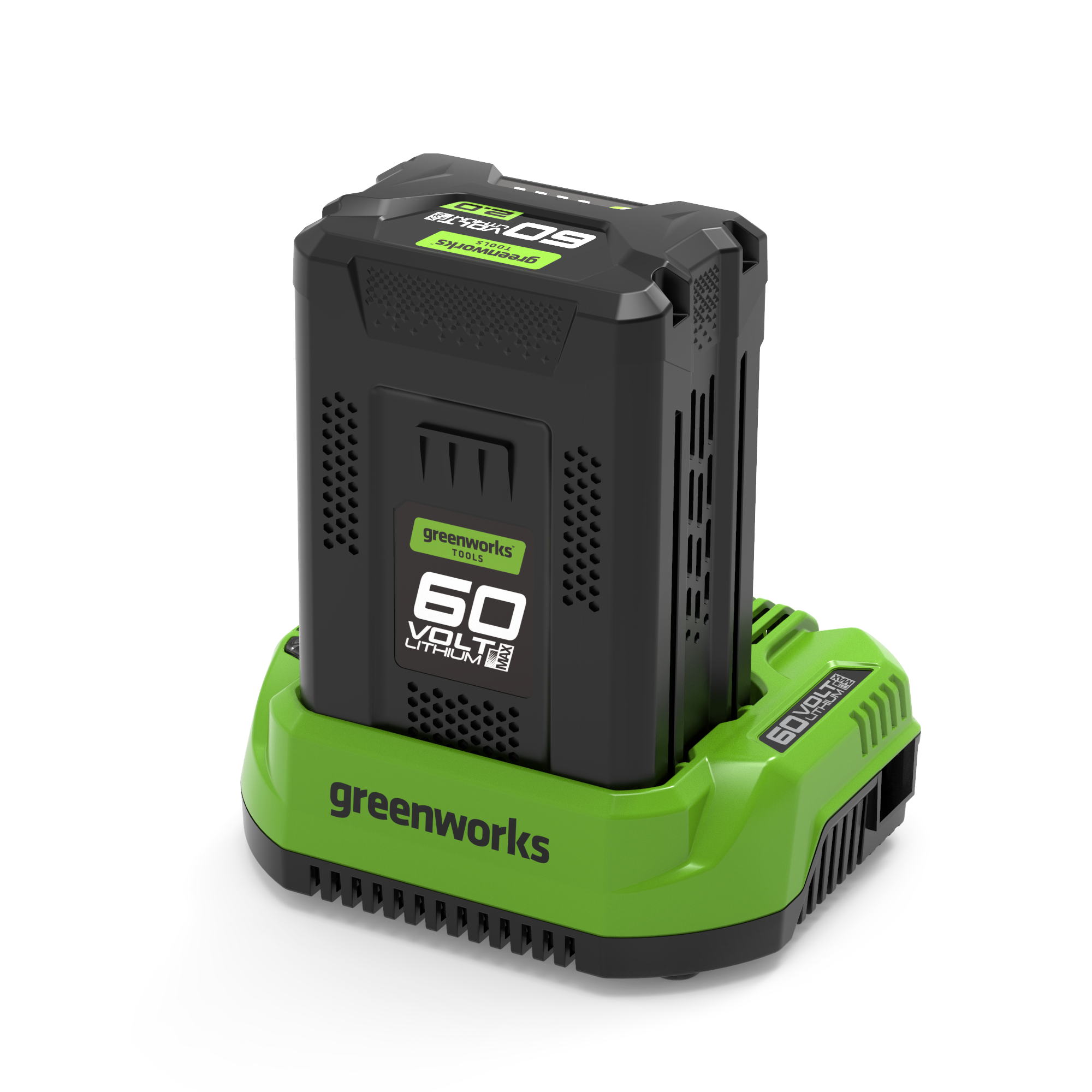 greenworks-60v-starter-kit-batteria-2ah-caricatore image 2