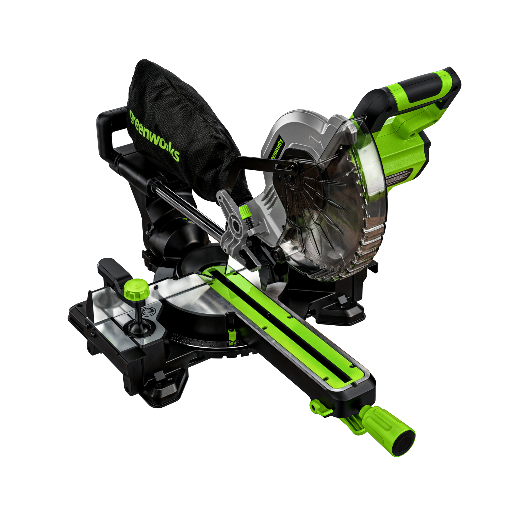 greenworks-powerall-24v-troncatrice-radiale-216mm-solo-corpo-macchina image 1