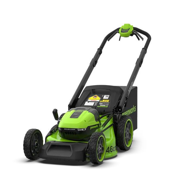 greenworks-powerall-48v-2x24v-tagliaerba-a-batteria-46-cm-sp-gen-ii-lm4602s-solo image 1