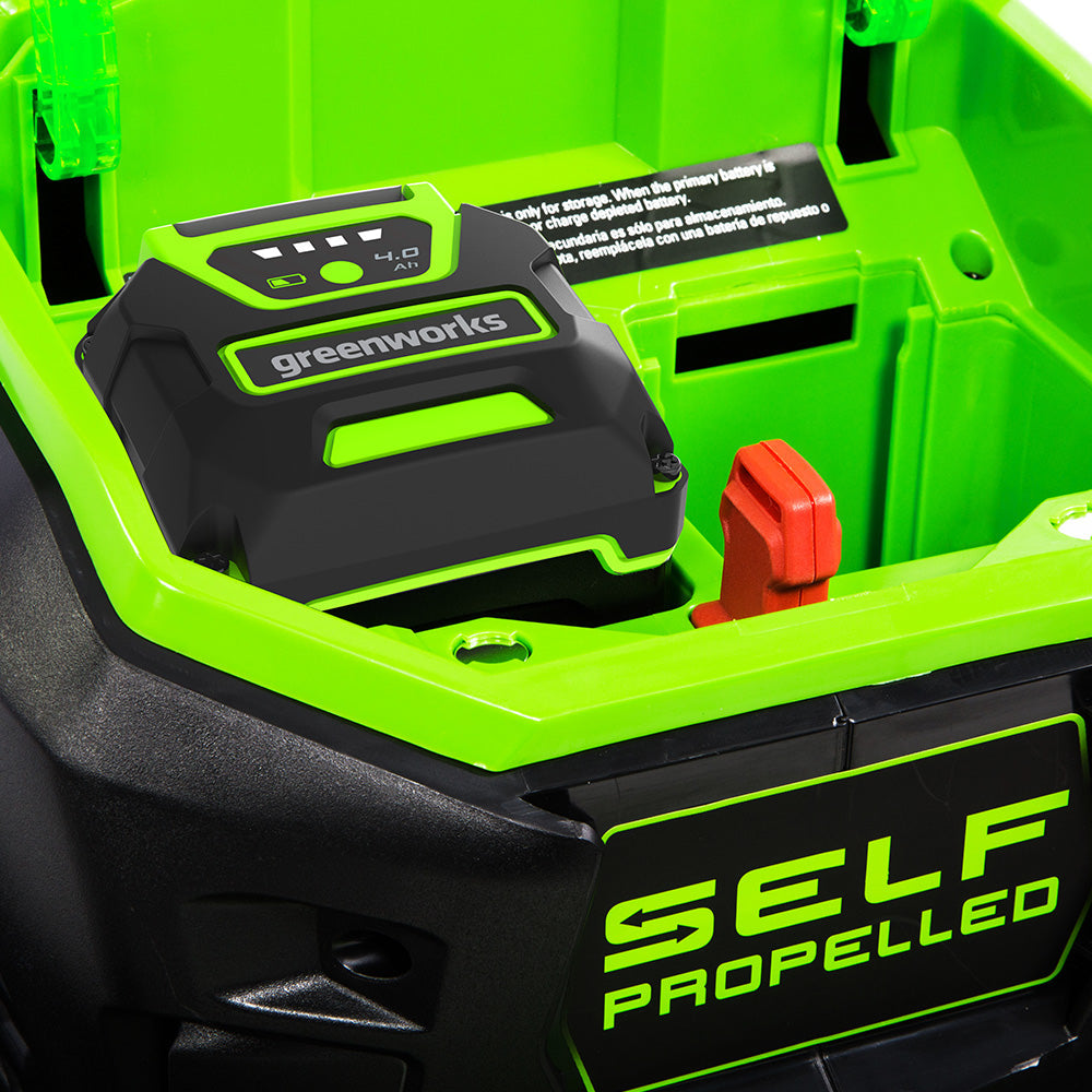 greenworks-40v-twinset-2x-batterie-4ah-al-litio image 5